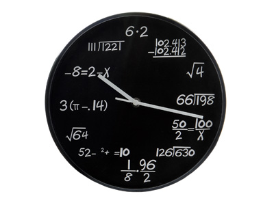 Часы настенные Формула времени
