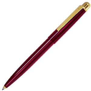 DELTA NEW, ручка шариковая, красный/золотистый, металл