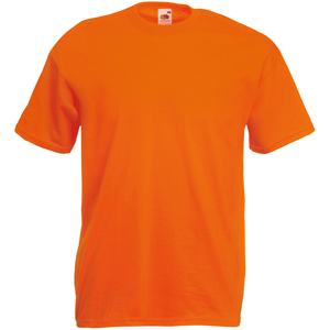 Футболка мужская VALUEWEIGHT T 165, оранжевый_XL, 100% хлопок