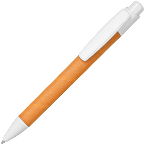 ECO TOUCH, ручка шариковая, оранжевый, картон/пластик