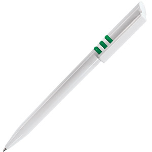 GRIFFE, ручка шариковая, зеленый/белый, пластик