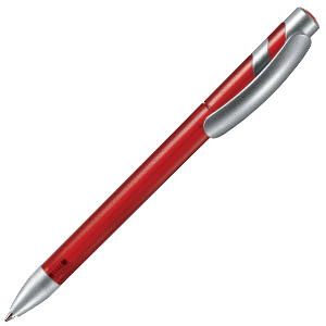 MANDI SAT, ручка шариковая, красный/серебристый, пластик