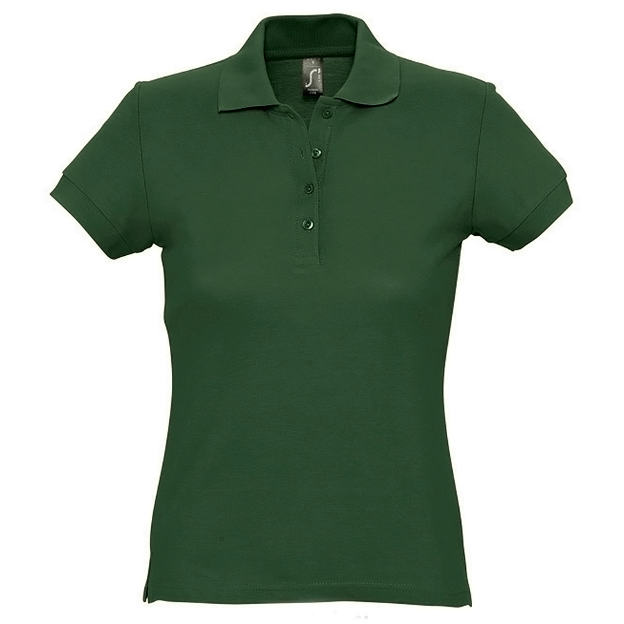 Поло женское PASSION, ярко-зеленый, XL, 100% хлопок, 170 г/м2
