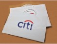 Бумажные пакеты с логотипом банка
