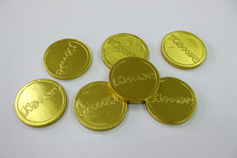Шоколадные медали брендированные 529 ру