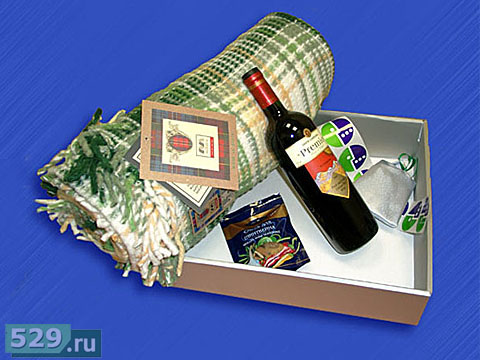 Бизнес-сувенир набор с вином 529 ру