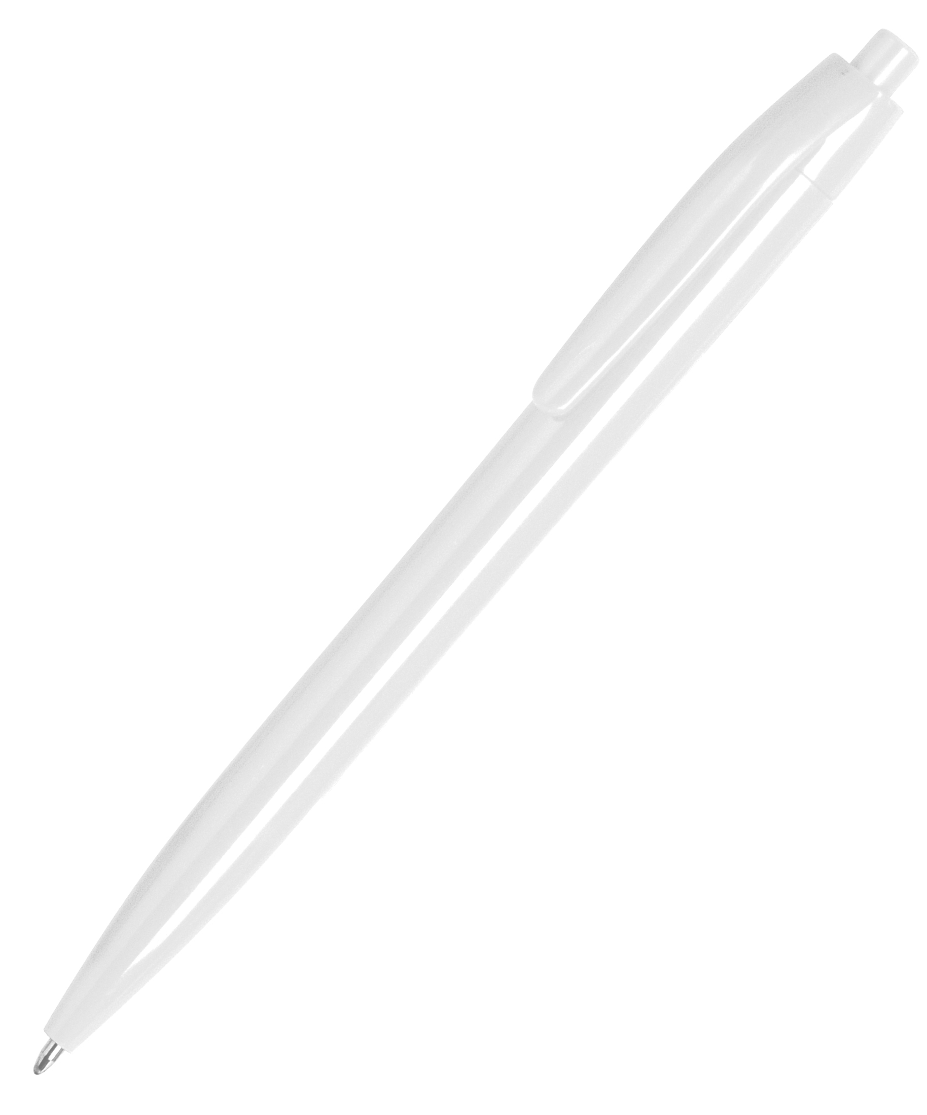 N6, ручка шариковая, белый, пластик