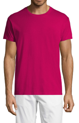 Футболка мужская REGENT, ярко-розовый, XL, 100% хлопок, 150 г/м2