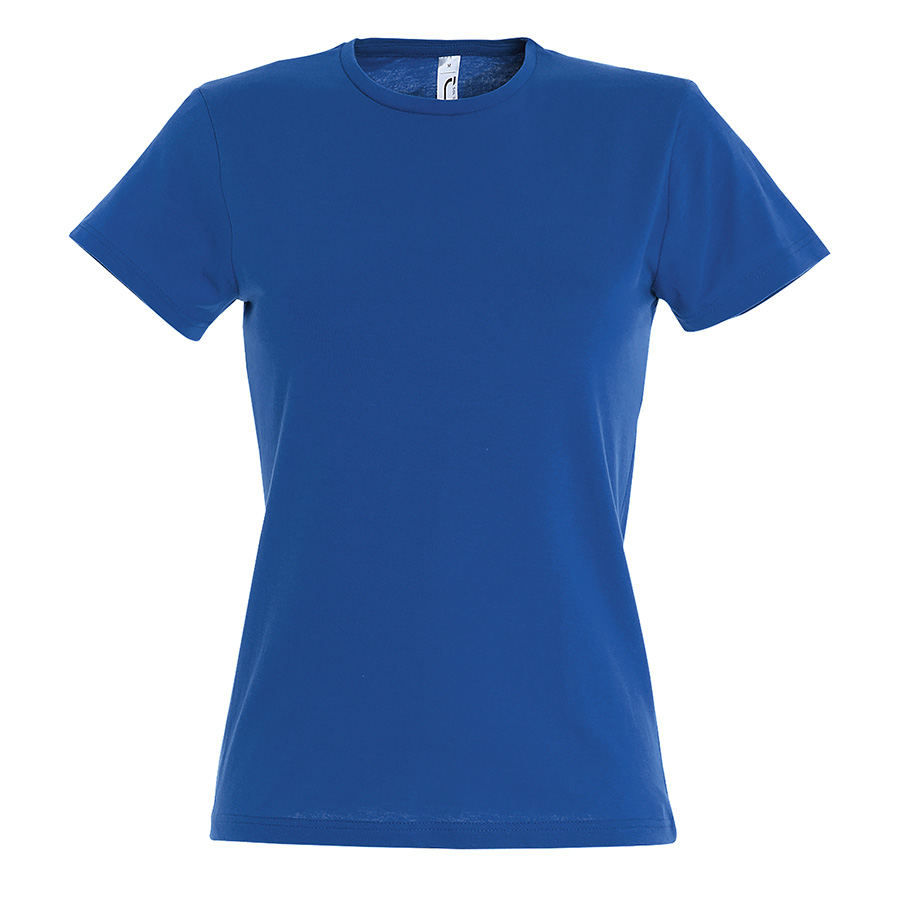 Футболка женская MISS, ярко-синий, 2XL, 100% хлопок, 150 г/м2