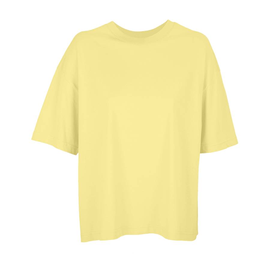 Футболка женская BOXY WOMEN, светло-желтый, M, 100% органический хлопок, 180 г/м2