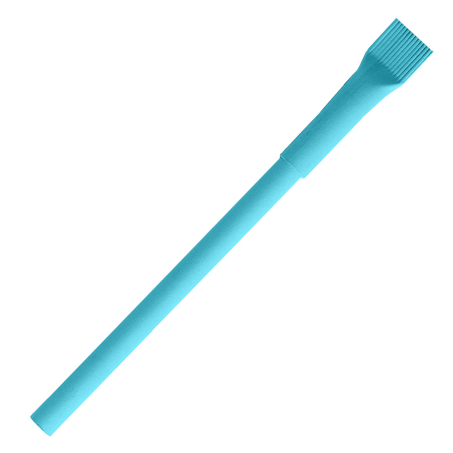Ручка шариковая N20, голубой, бумага, цвет чернил синий