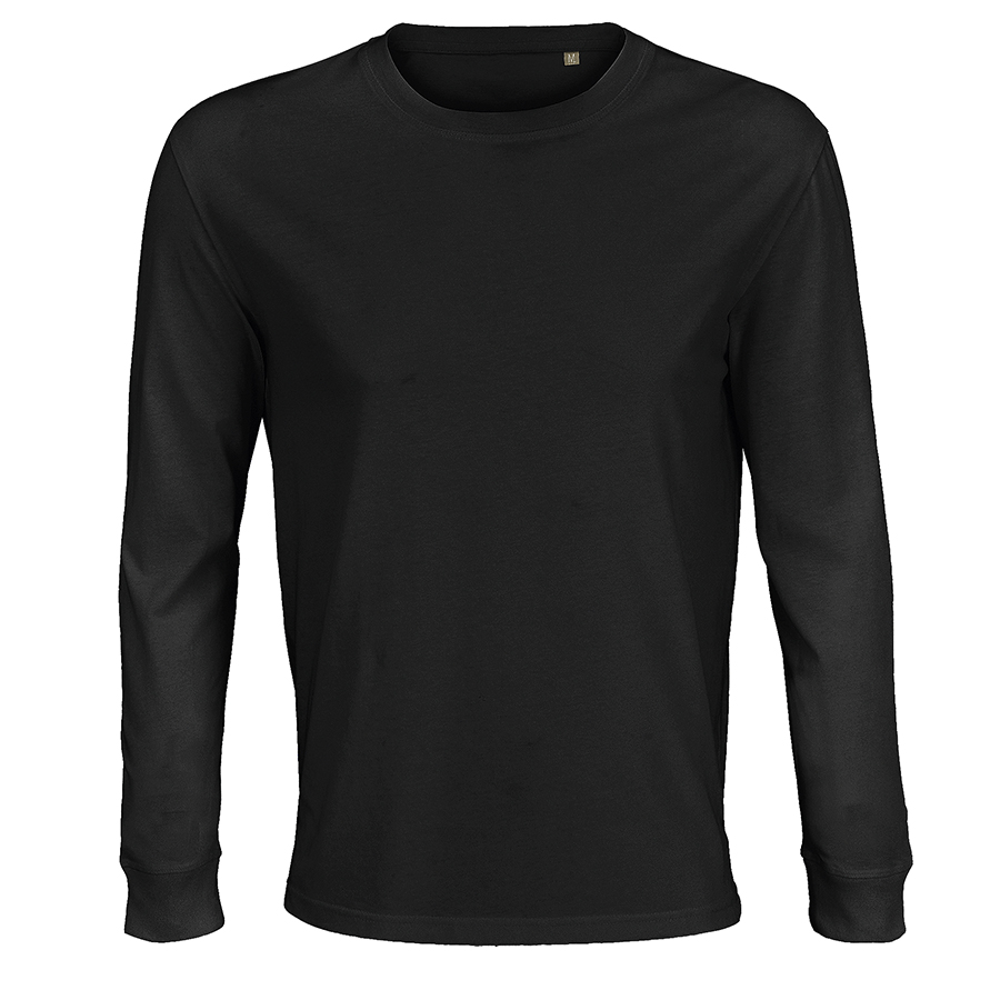 Футболка мужская PIONEER Long Sleeve,черный,XL ,100% хлопок,175 г/м2