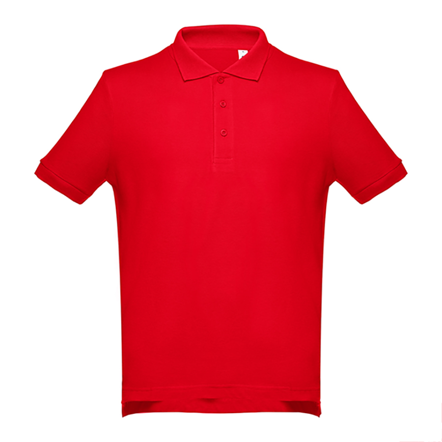 Рубашка-поло мужская ADAM, красный, S, 100% хлопок, плотность 195 г/м2