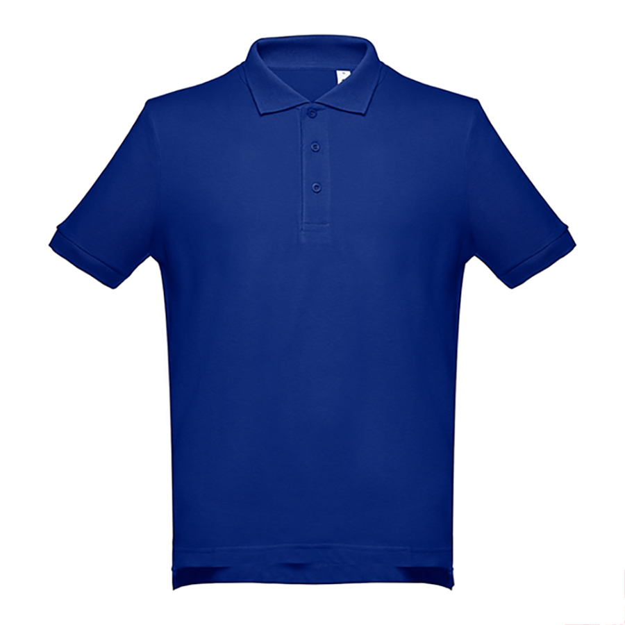 Рубашка-поло мужская ADAM, синий, S, 100% хлопок, плотность 195 г/м2