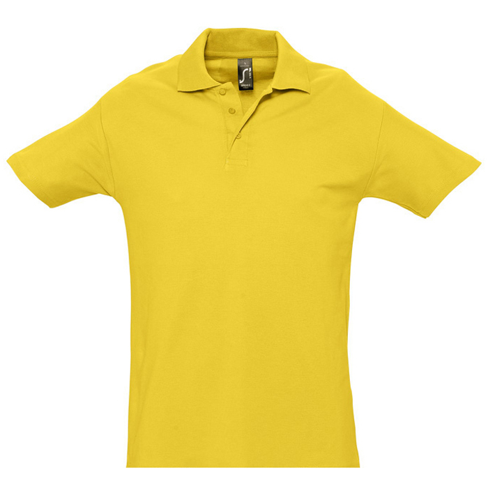 Рубашка поло мужская SPRING II, желтый,S,100% хлопок, 210/м2