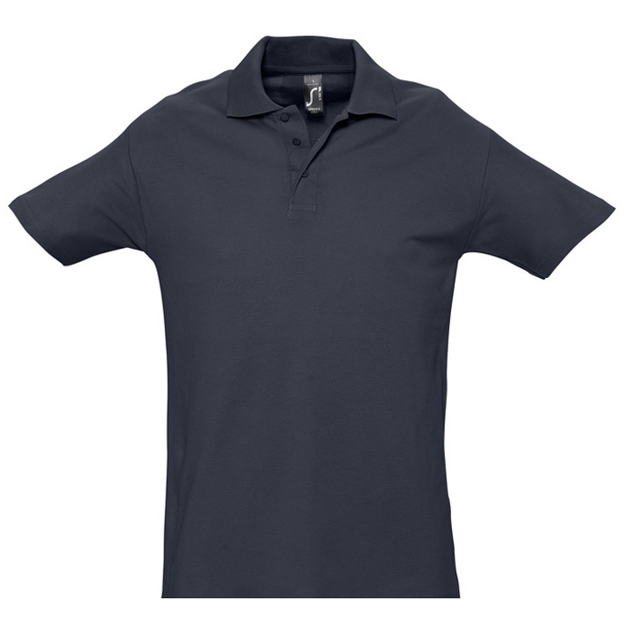 Рубашка поло мужская SPRING II,темно-синий,M,100% хлопок, 210/м2