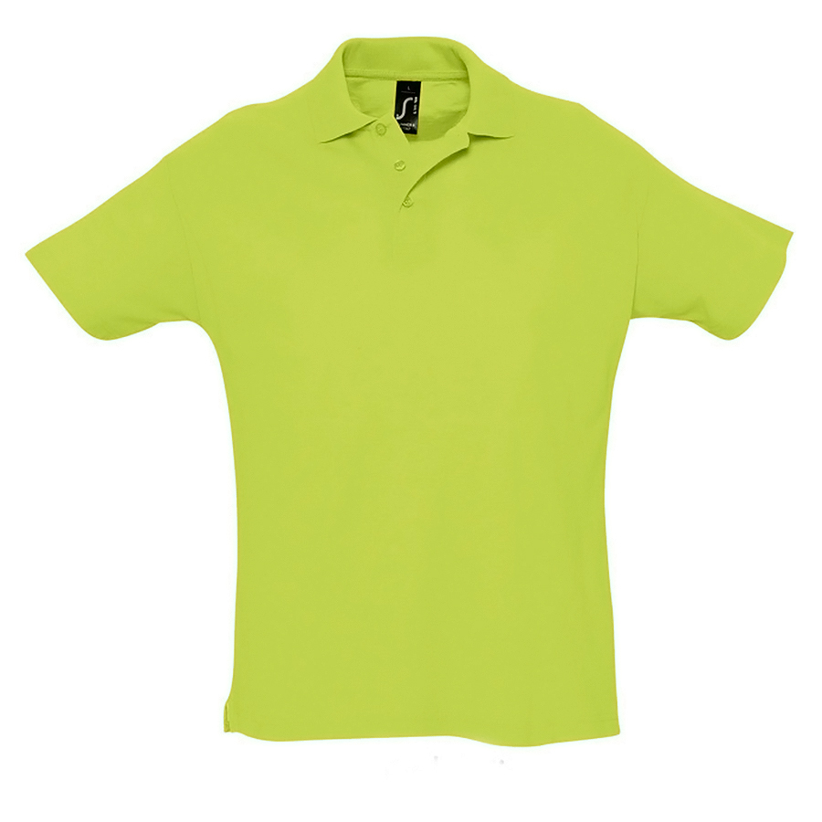 Рубашка поло мужская SUMMER II, зелёное яблоко, XL, 100% хлопок, 170 г/м2