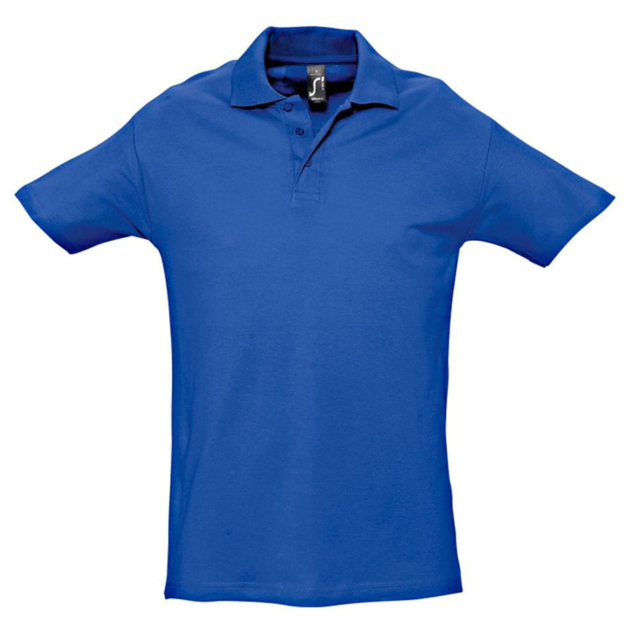 Рубашка поло мужская SPRING II,ярко-синий,M,100% хлопок, 210г/м2