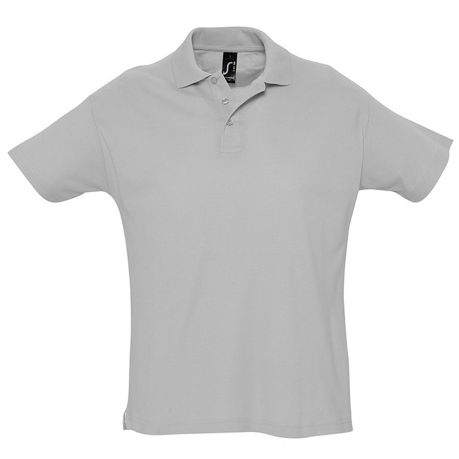 Рубашка поло мужская SUMMER II, серый меланж, XS, 85% хлопок, 15% вискоза, 170 г/м2
