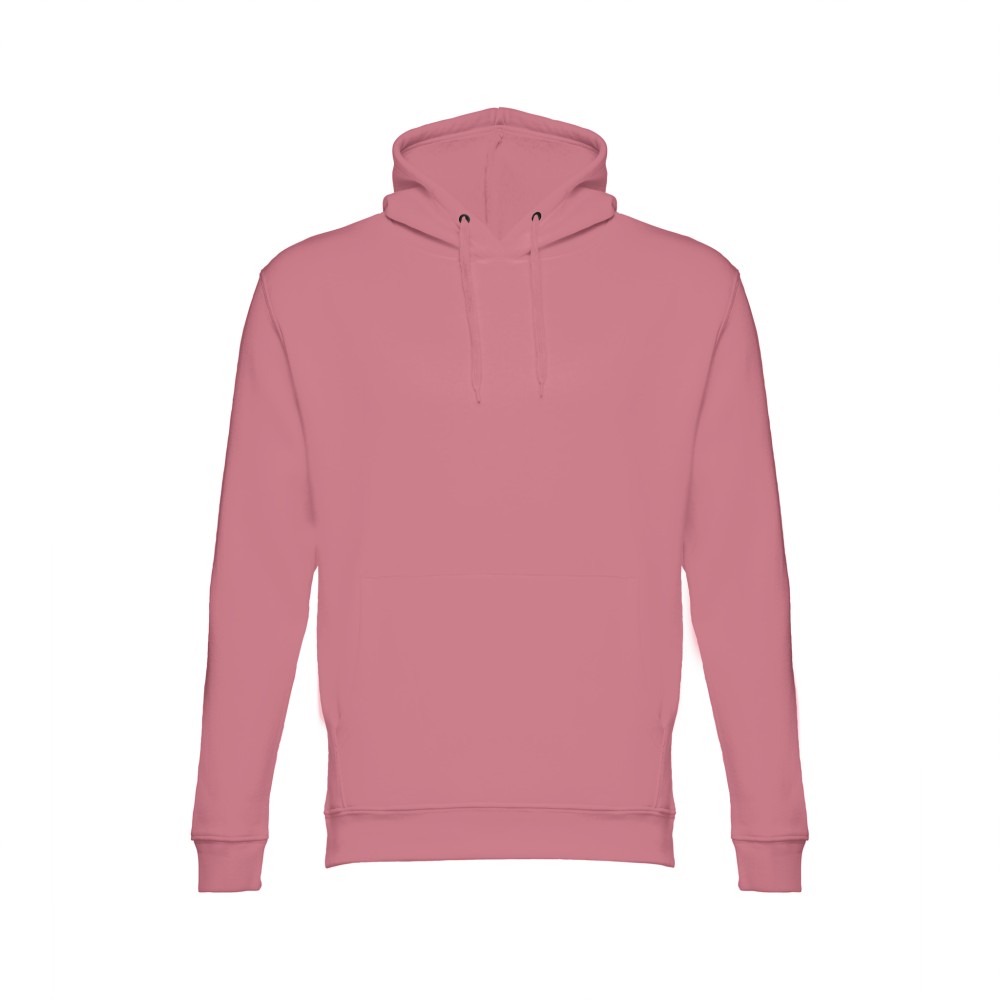 Толстовка мужская с капюшоном PHOENIX, т.розовый, L, 50% хлопок, 50% полиэстер, плотность 320 г/м2