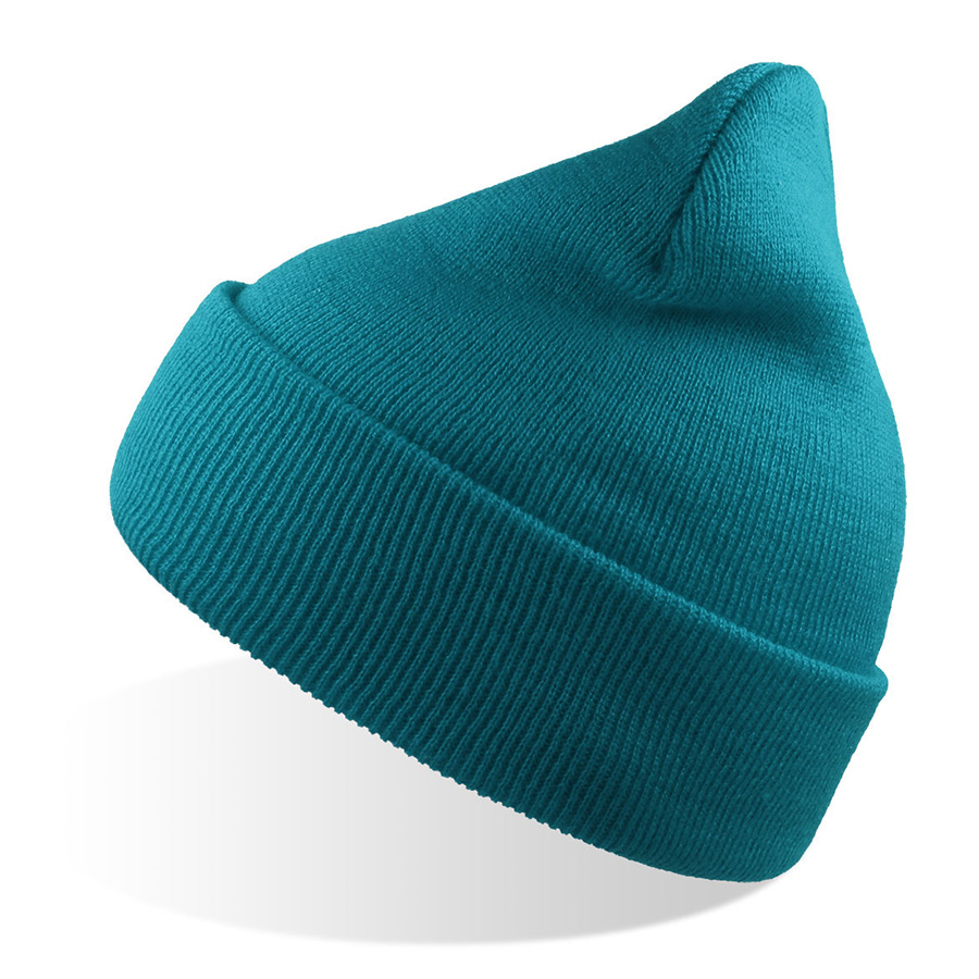 Шапка вязаная  двойная Wind-S, морская волна, 100% переработанный полиэстер