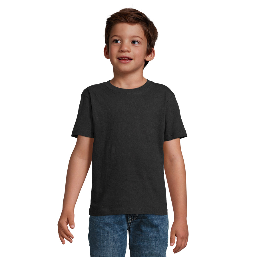 Футболка детская IMPERIAL KIDS, черный, 6 лет, 100% хлопок 190г/м2