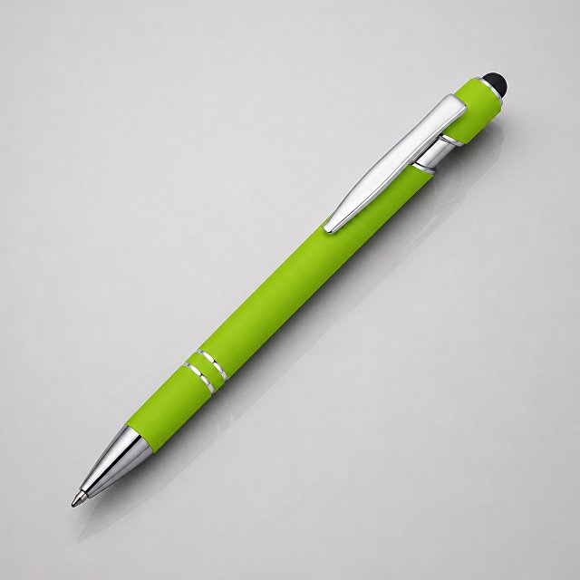 Ручка-стилус металлическая шариковая Sway soft-touch