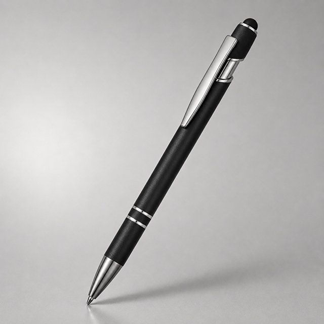 Ручка-стилус металлическая шариковая Sway soft-touch