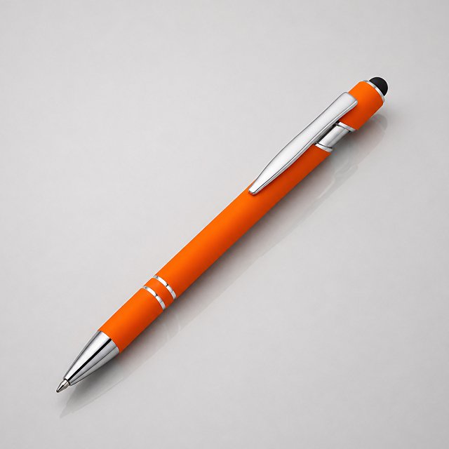Ручка-стилус металлическая шариковая Sway soft-touch