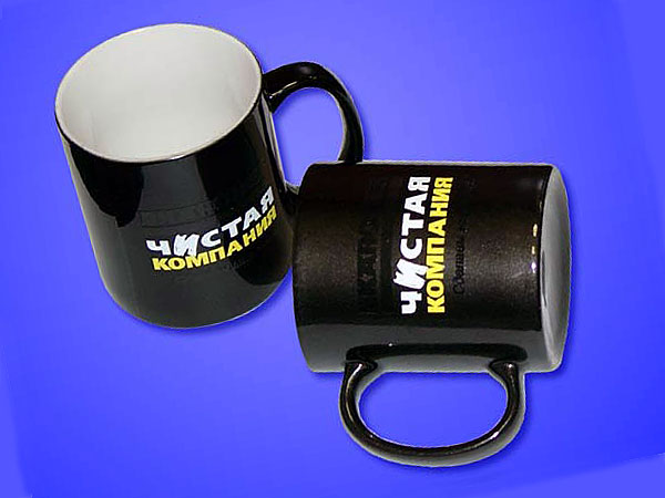 Нанесение логотипа компании на кружку